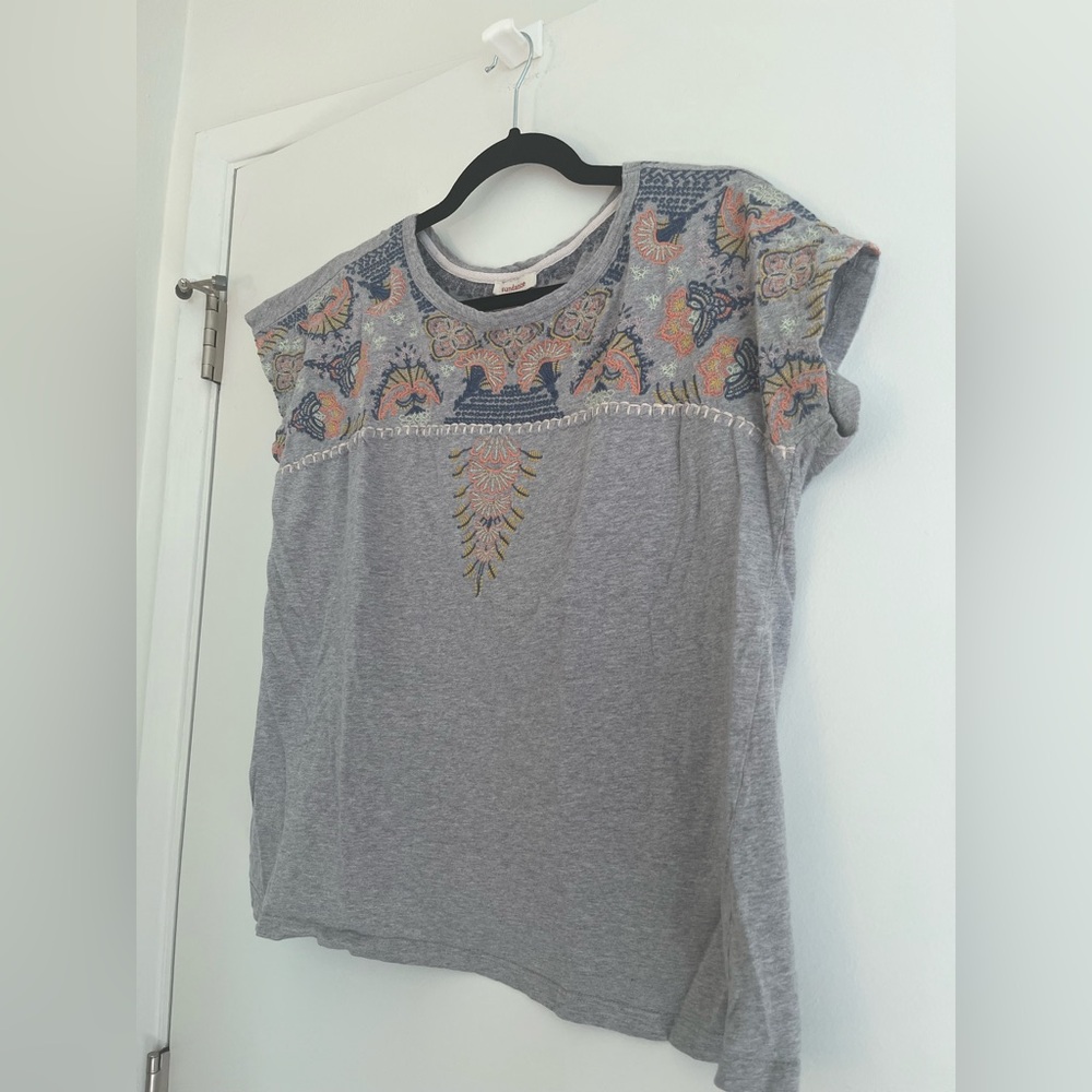 🌞 Sundance Embroidered Tee Johnny Was Embroidered Tee Bohemian Blouse 🌞